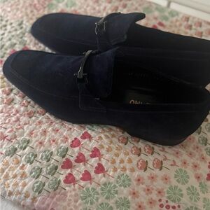 Salvatore Ferragamo Dark Blue Loafers